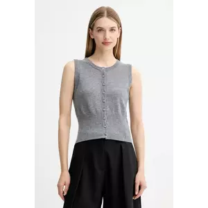 Fracomina vestă de lână culoarea gri, light, FR25WJ5008K47301 imagine