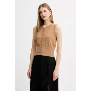 Fracomina vestă de lână culoarea bej, light, FR25WJ5008K47301 imagine