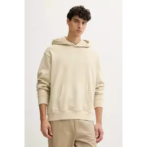 Levi's bluză culoarea bej, cu glugă, uni, A8435 imagine