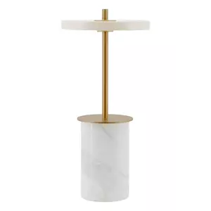 Umage lampă de masă led fără fir Asteria Move Mini 25, 5 cm culoarea alb imagine