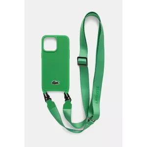 Lacoste carcasă pentru telefon iPhone 15 Pro Max 6.7" culoarea verde, LCHCP15XSPVCN imagine