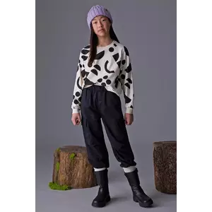 Mayoral pantaloni de trening jogger cargo culoarea negru, 7578 imagine