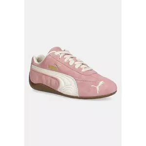 Puma sneakers din piele întoarsă Speedcat Faded culoarea roz, 403688 imagine
