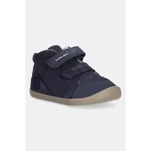 Biomecanics pantofi din piele întoarsă pentru copii culoarea bleumarin, 251161 imagine