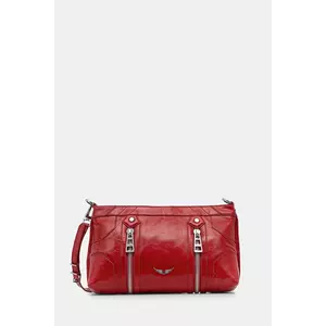 ZADIG&VOLTAIRE poșetă de piele culoarea roșu, LWBA03891 imagine