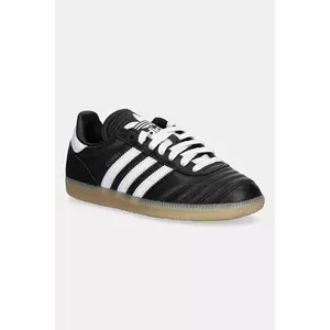adidas Originals teniși din piele copii SAMBA culoarea negru, JQ1326 imagine