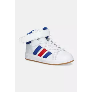 adidas sneakers pentru copii GRAND COURT MID culoarea alb, JP8876 imagine
