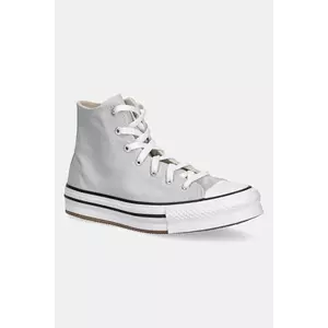 Converse teniși copii CHUCK TAYLOR ALL STAR EVA LIFT culoarea gri, A13122C imagine