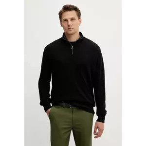 Paul&Shark pulover de lână culoarea negru, light, 15311164 imagine