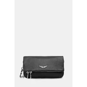 ZADIG&VOLTAIRE poșetă de piele culoarea negru, LWBA03975 imagine