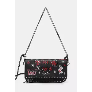 ZADIG&VOLTAIRE poșetă de piele culoarea negru, LWBA04040 imagine