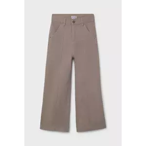 Mayoral pantaloni copii wide leg culoarea bej, 7580 imagine