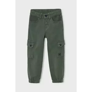 Mayoral pantaloni copii culoarea verde, uni, 4557 imagine