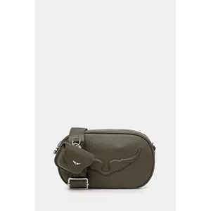 ZADIG&VOLTAIRE poșetă de piele culoarea verde, LWBA03657 imagine