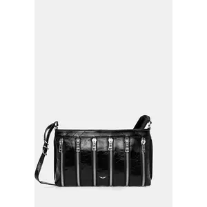 ZADIG&VOLTAIRE poșetă de piele culoarea negru, LWBA03952 imagine