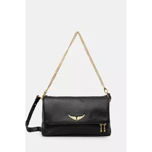 ZADIG&VOLTAIRE poșetă de piele culoarea negru, LWBA04125 imagine