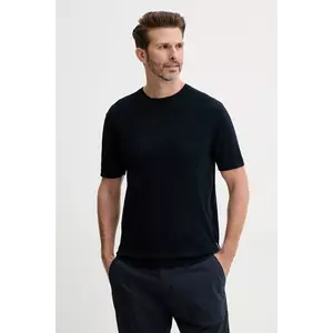 Lindbergh tricou culoarea bleumarin, uni, 30-800172 imagine