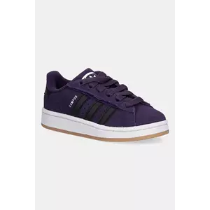 adidas Originals sneakers de piele întoarsă pentru copii CAMPUS0s culoarea violet, JR7422 imagine