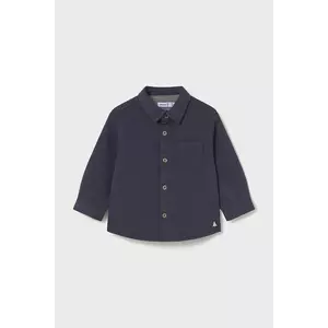 Mayoral cămașă bebe culoarea bleumarin, 2106 imagine