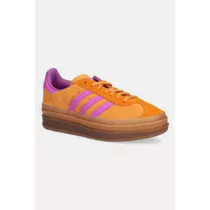 adidas Originals sneakers Gazelle Bold W culoarea portocaliu, JS3895 imagine