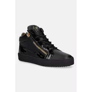 Giuseppe Zanotti sneakers din piele Maylondon culoarea negru, RU50001.003 imagine