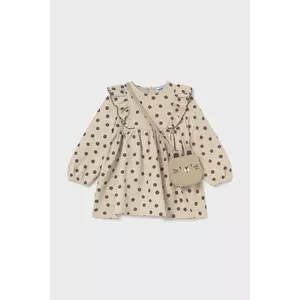 Mayoral rochie bebe culoarea bej, mini, evazati, 2920 imagine