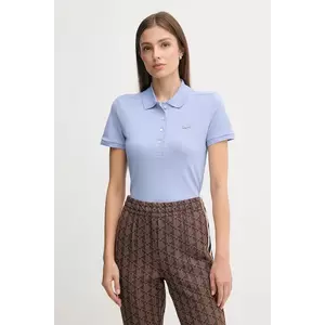 Lacoste tricou polo culoarea alb, PF5462 imagine