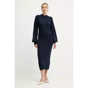 Silvian Heach rochie AMARAT culoarea albastru marin, maxi, drept, GPA25257VE imagine