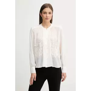 Hoss Intropia cămașă din bumbac culoarea alb, regular, 6282669 imagine