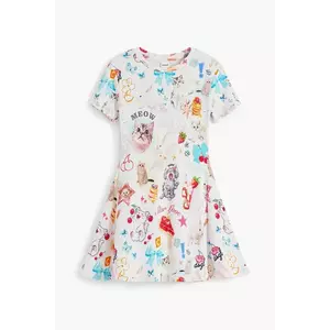 Desigual rochie fete culoarea bej, mini, evazati, 25WGVK05 imagine