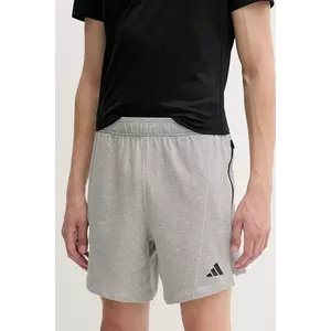 adidas Performance pantaloni scurți de antrenament Designed for Training culoarea gri, KB6966 imagine