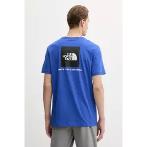 The North Face tricou din bumbac Redbox cu imprimeu, NF0A87NPEF11 imagine