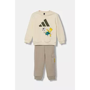 adidas trening copii culoarea bej, JL9175 imagine