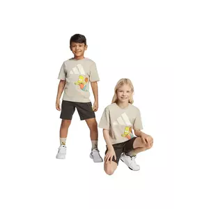 adidas set de bumbac pentru copii culoarea bej, JL9196 imagine