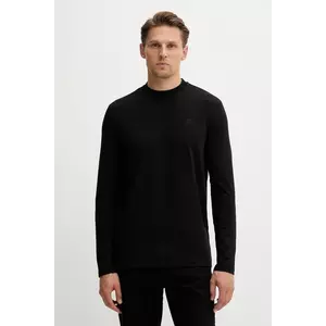 Karl Lagerfeld longsleeve culoarea negru, uni, 554221.755020 imagine
