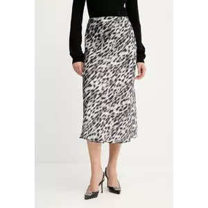 Silvian Heach fustă SILGA culoarea negru, midi, evazați, GPA25457LO imagine