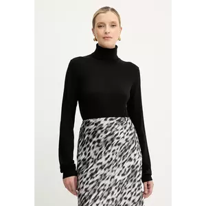 Silvian Heach pulover SESIN culoarea negru, light, cu guler, GPA25036LU imagine