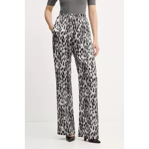 Silvian Heach pantaloni LEGABIO culoarea negru, lat, high waist, GPA25570PA imagine