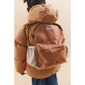 Liewood ghiozdan copii Andreas Cat Backpack culoarea portocaliu, mic, cu imprimeu, LW20369 imagine