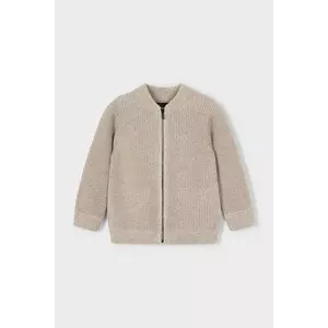 Mayoral cardigan din bumbac pentru copii culoarea bej, 4385 imagine