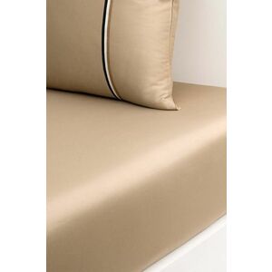 BOSS cearceaf de corp cu elastic BLINEA Beige 160 x 200 cm imagine