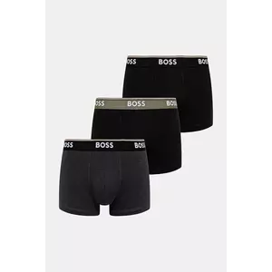 BOSS boxeri 3-pack culoarea negru, 50531684 imagine