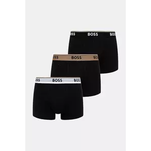BOSS boxeri 3-pack culoarea negru, 50531684 imagine