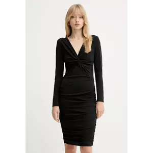 Fracomina rochie culoarea negru, mini, mulată, FQ25WD2009W62601 imagine