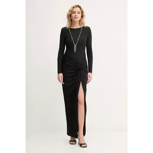 Fracomina rochie culoarea negru, maxi, mulată, FQ25WD3006W62601 imagine