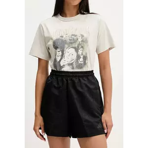 adidas pantaloni scurți House of Tiro culoarea negru, JL9205 imagine