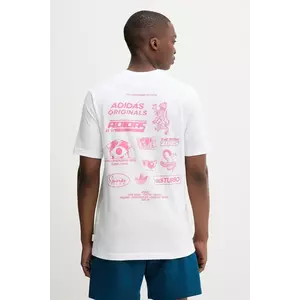 adidas Originals tricou din bumbac Graphic Reg Sst culoarea alb, cu imprimeu, JW2953 imagine