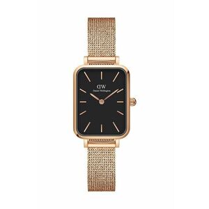 Daniel Wellington ceas Quadro Pressed femei, culoarea roz imagine