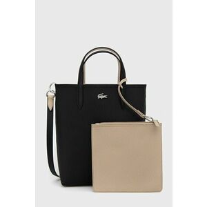 Lacoste poșetă cu două fețe culoarea bej imagine