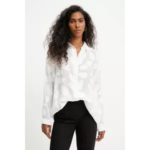 Answear.LAB camasa culoarea alb, cu guler clasic, relaxed imagine